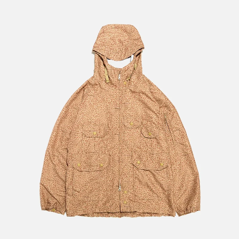 Atlantic Parka - Brown Poly Fiber Leopard Print