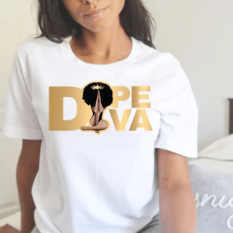 Dope Diva Womens Short Sleeve T Shirt