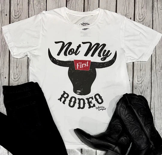 Bohemian Cowgirl "Not My First Rodeo" Tee