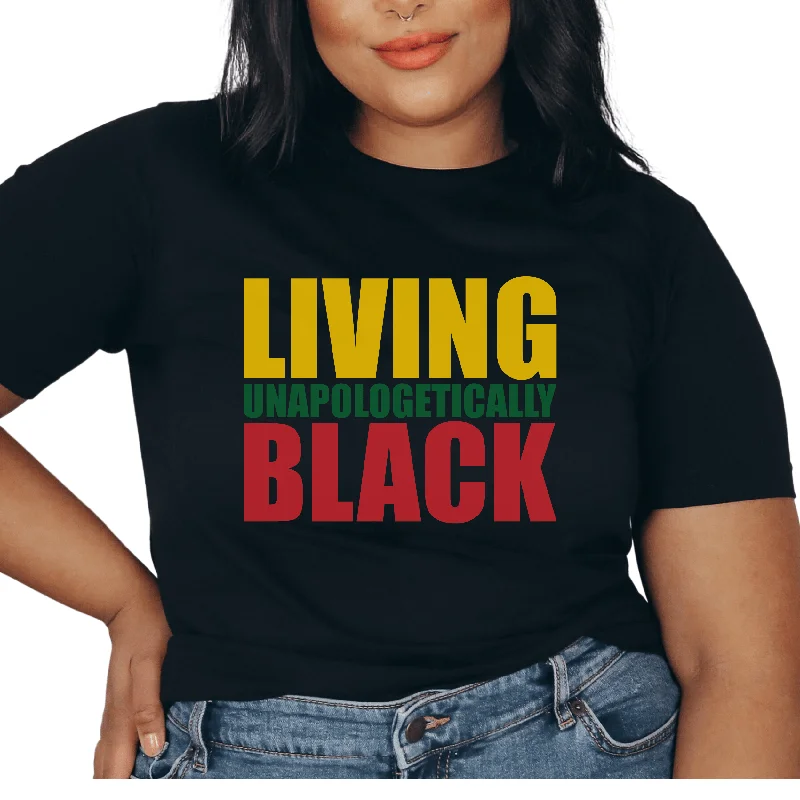 Unapologetically Black Short-Sleeve Womens T Shirt