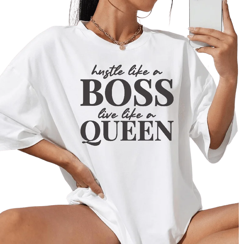 Hustle Like A Boss Womens T-Shirt