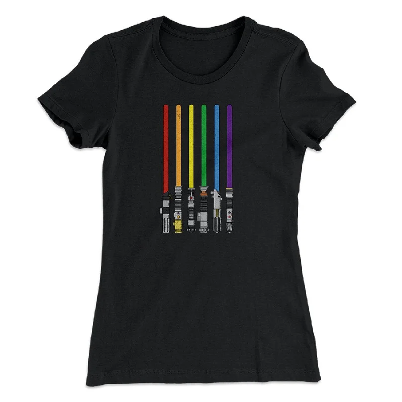 Lightsaber Color Rainbow Women's T-Shirt