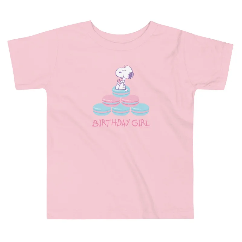 Snoopy Birthday Girl Toddler Tee