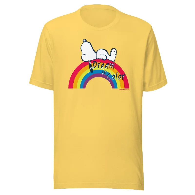 Snoopy Dream in Color Adult T-Shirt