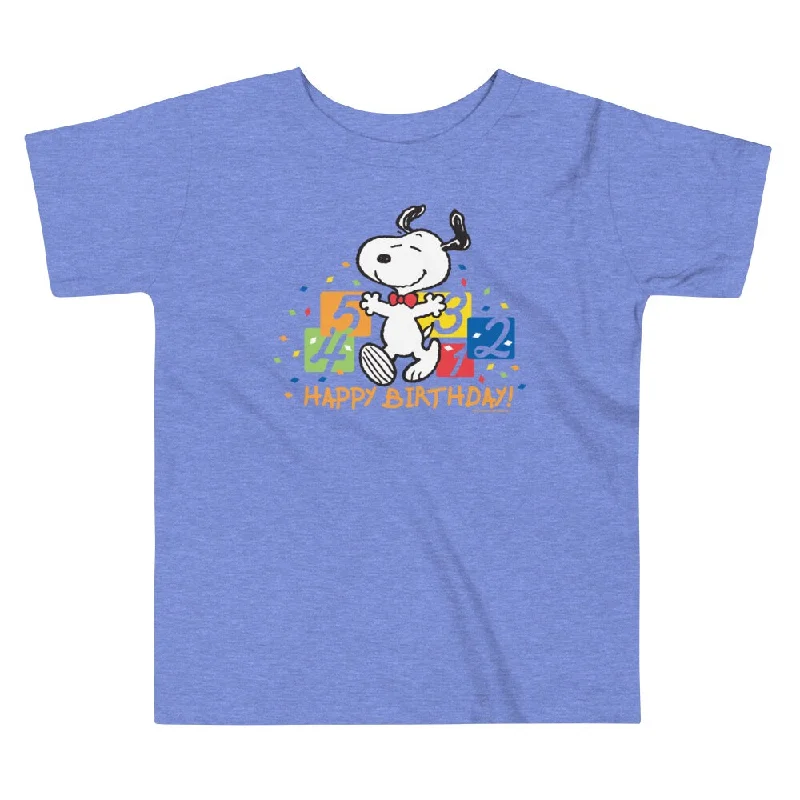 Snoopy Numbers Toddler Tee