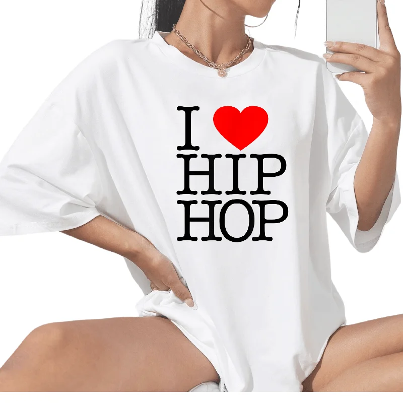 Womens Short Sleeve T-shirt, Urban Hip Hop Clothing