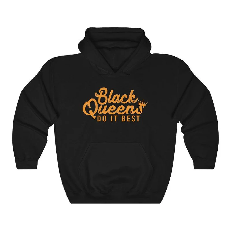 Black Queens Do It Best | Unisex Hooded Sweatshirt | Hoodie