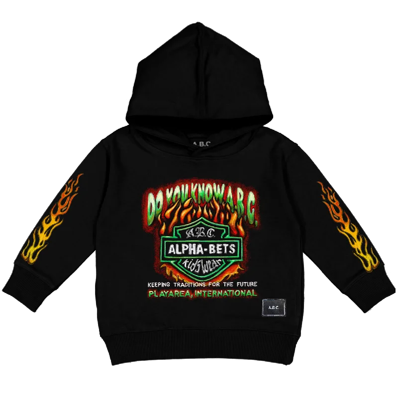 DO YOU KNOW ABC HOODIE (BLACK/GREEN)