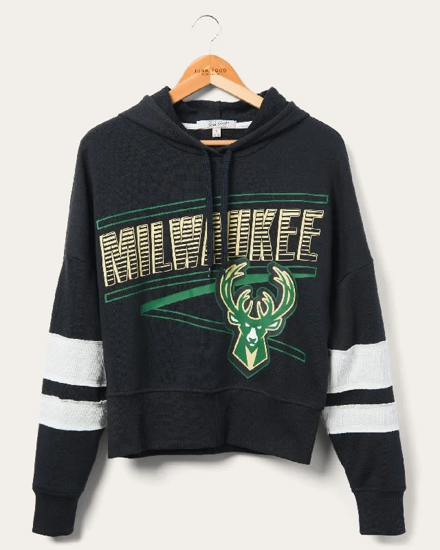 Women's Bucks Overtime Striped Fleece Hoodie