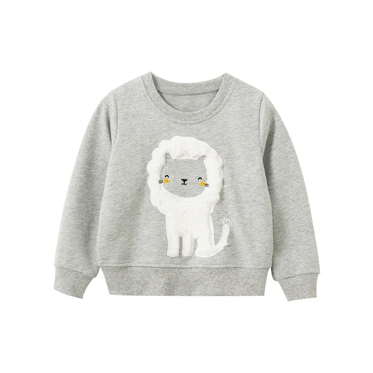 Baby long sleeve round neck pullover