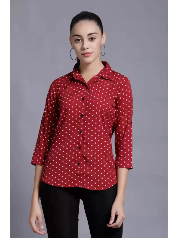 TANDUL  Women Regular Fit Printed Formal Shirt