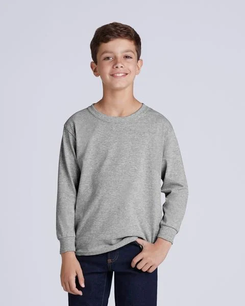 Gildan Youth Heavy Cotton Long Sleeve T-shirt (5400B)