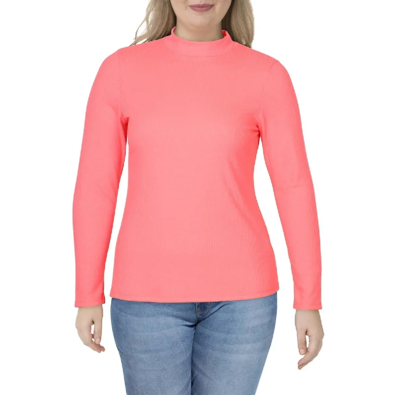 Lisa & Lucy Womens Long Sleeve Mock Nck Pullover Top