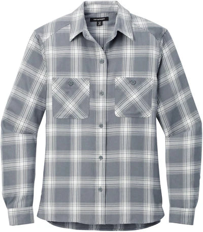 Grey/Cream Open Plaid