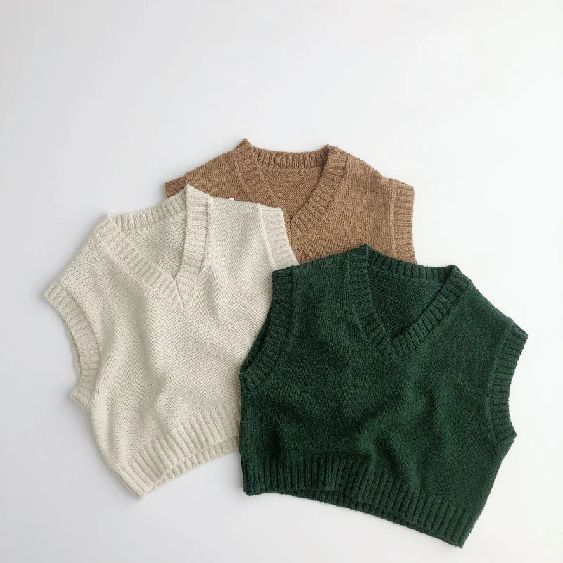 Pullover Knit Artistic Mohair Vest