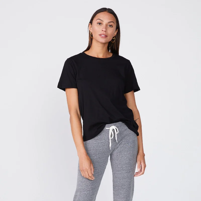 Super Fine Jersey Oversized Crew Neck Tee