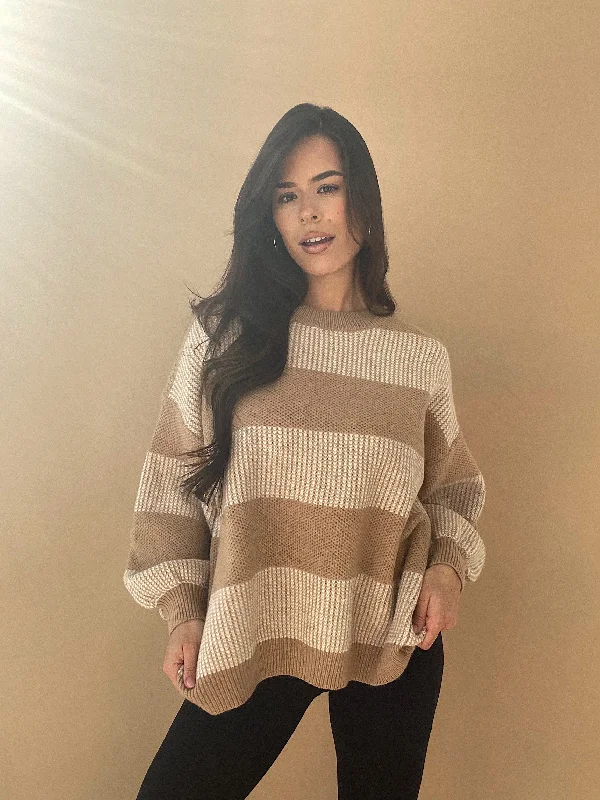 Two Tone Oversized Sweater