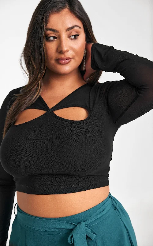 Limbo Crop Top - Black