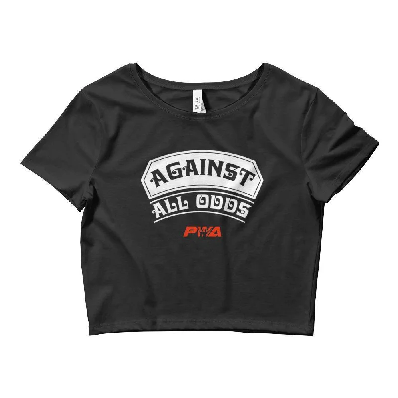 Against All Odds Crop Tee