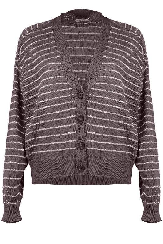 Glam Stripe Cardigan