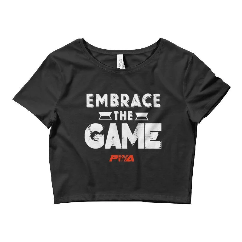 Embrace The Game Crop Tee