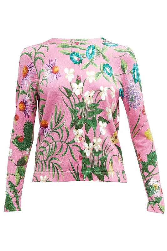 Floral Tapestry Printed Cardigan