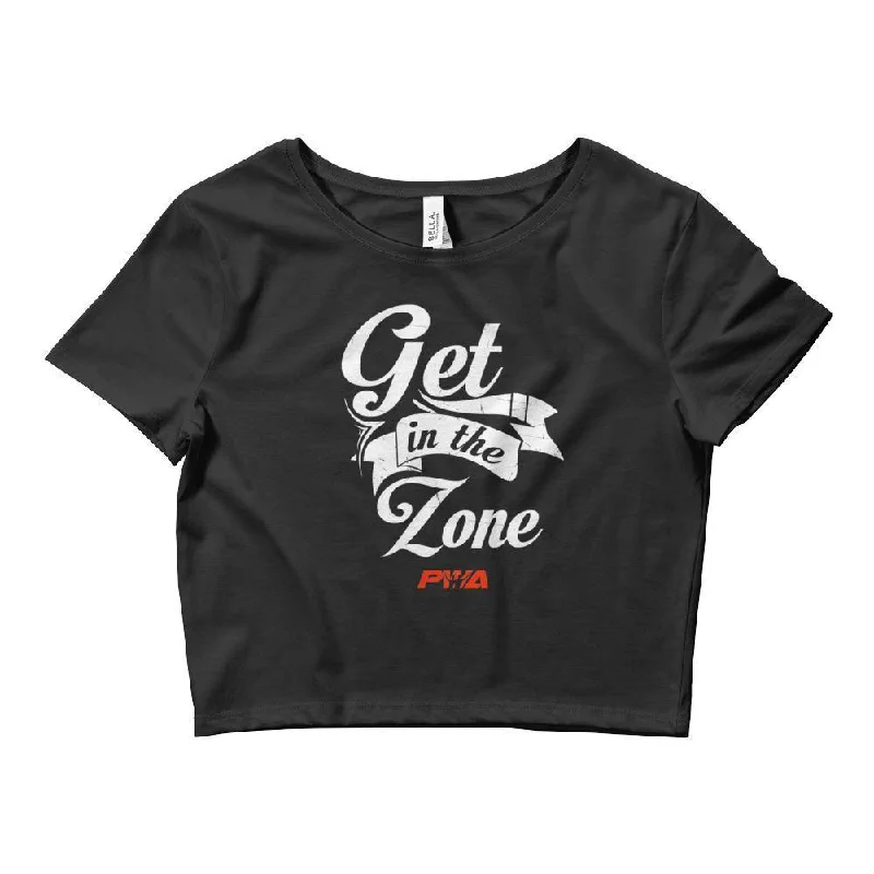 Get In The Zone Crop Tee