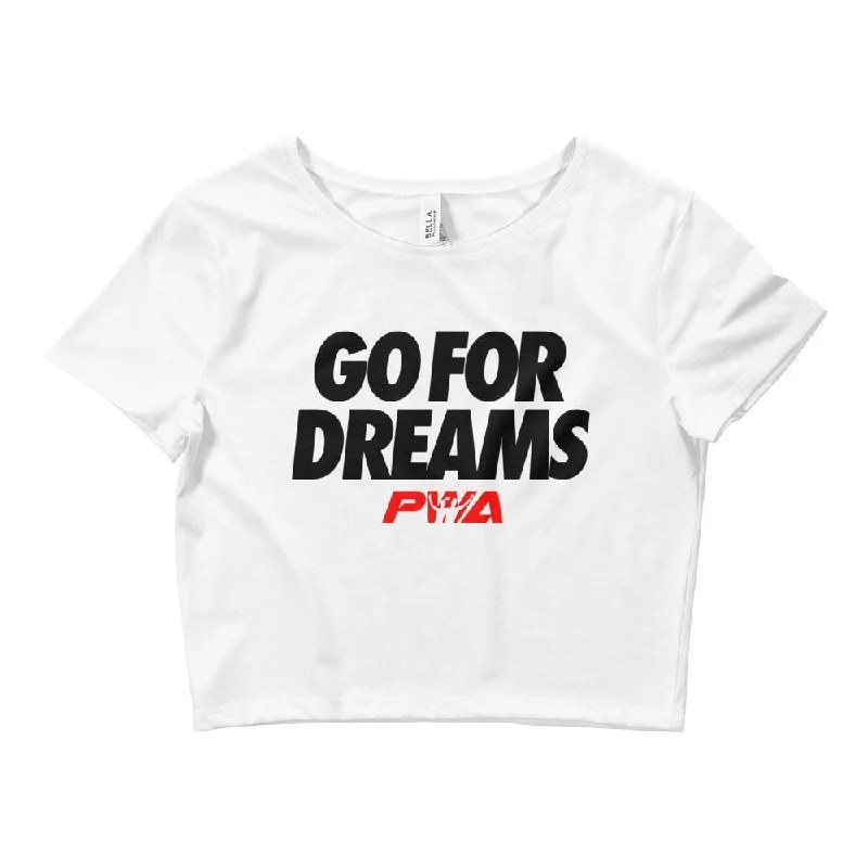 Go For Dreams Crop Tee