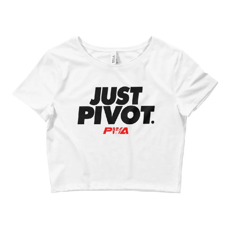 Just Pivot Crop Tee