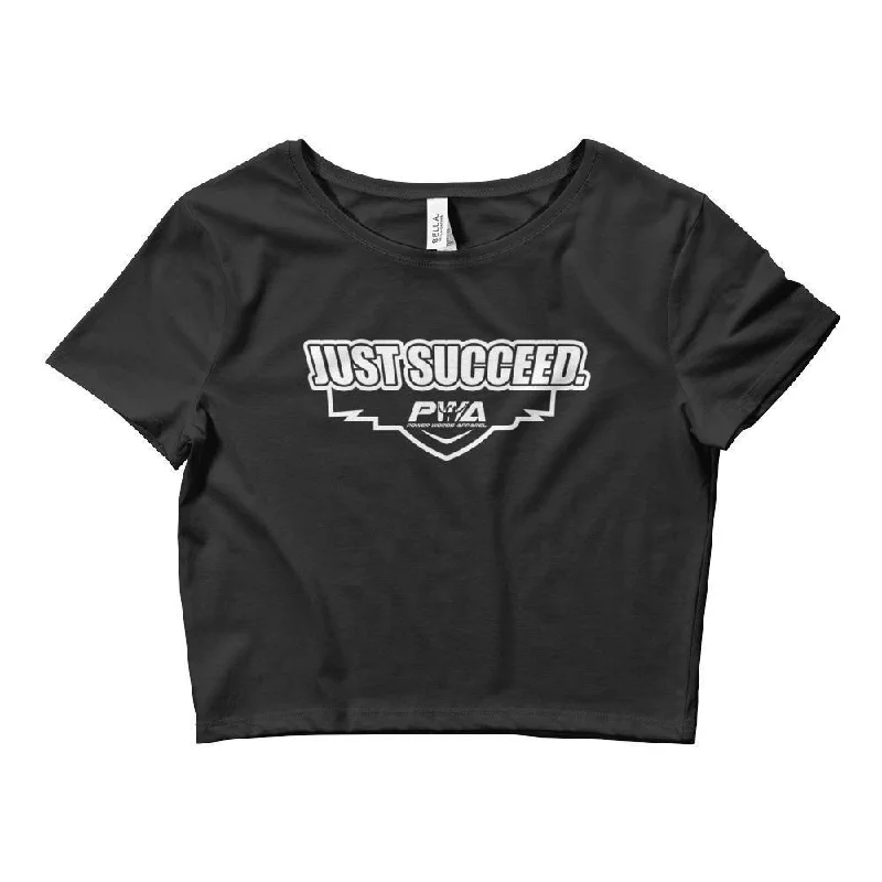 Just Succeed Crop Tee