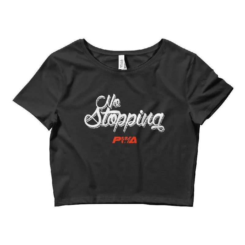 No Stopping Crop Tee