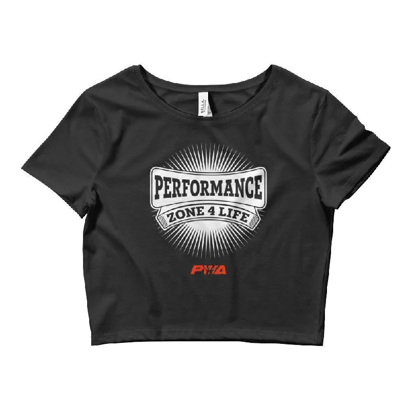 Performance Zone 4 Life Crop Tee