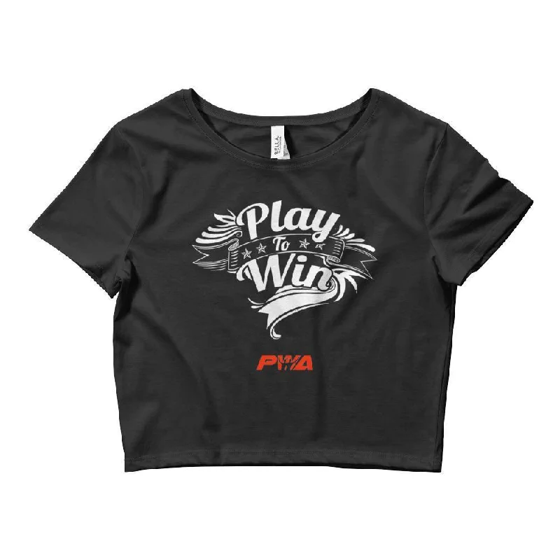 Play To Win Crop Tee