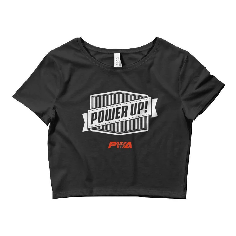 Power Up Crop Tee