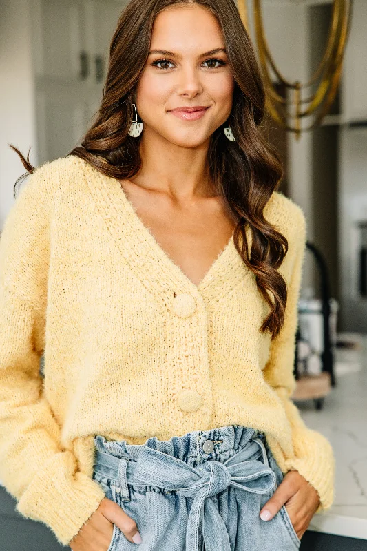 Show You Off Yellow Cardigan