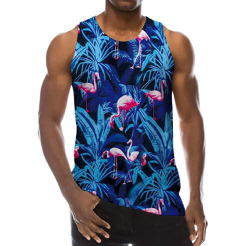 Flamingos Funny Tank Top