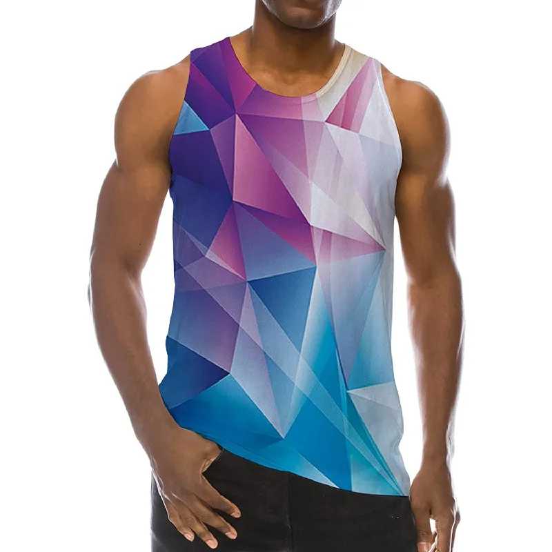 Geometric Funny Tank Top