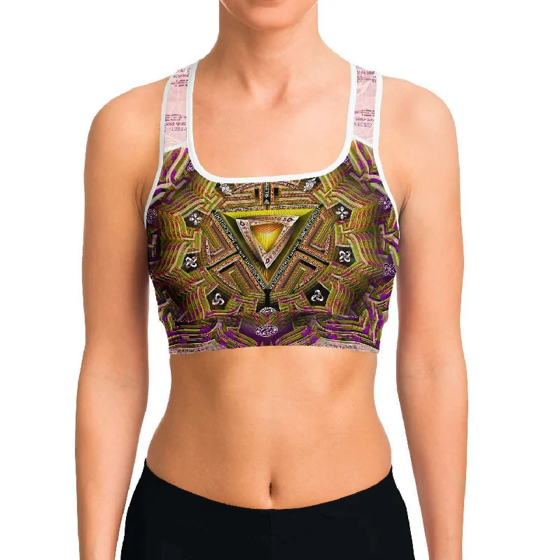 Manipura | Solar Plexus Chakra Sports Bra