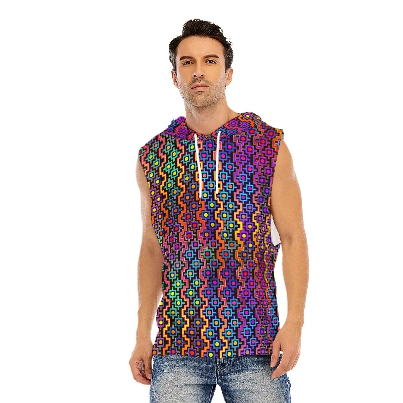 Rainbow Healing Hooded Tank Top